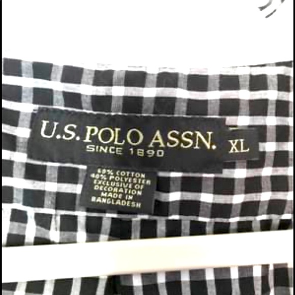 US Polo Association Mens XL Button Down NWOT - Picture 3 of 7
